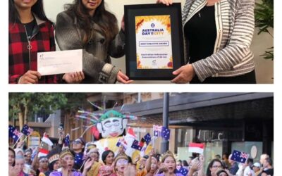 AIASA Won “The Most Creative” Award on Australia Day Parade 2020.